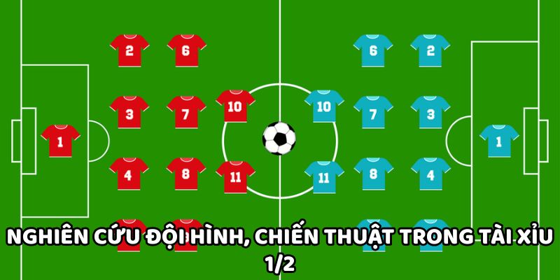 Nghiên cứu đội hình và chiến thuật trong tài xỉu 1/2